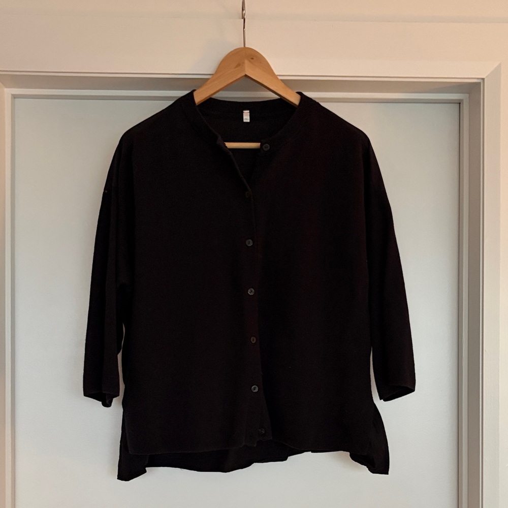 Muji Black Women's Cardigan